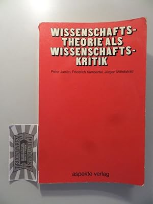 Seller image for Wissenschaftstheorie als Wissenschaftskritik. for sale by Druckwaren Antiquariat