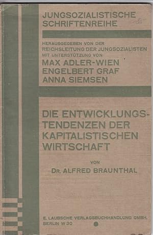 Immagine del venditore per Die Entwicklungstendenzen der kapitalistischen Wirtschaft. venduto da Antiquariat Krikl