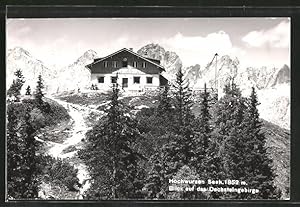 Bild des Verkufers fr Ansichtskarte Hochwurzen-Htte, Blick auf das Dachsteingebirge zum Verkauf von Bartko-Reher