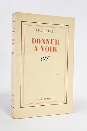 Image du vendeur pour Donner  voir mis en vente par Librairie Le Feu Follet