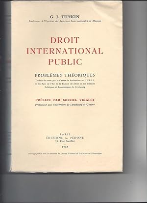 Droit international public problemes theoriques