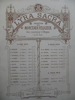 Seller image for LAMOTHE Georges Tantum Ergo Chant Piano ou Orgue ca1875 for sale by partitions-anciennes