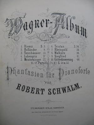 Image du vendeur pour SCHWALM Robert Wagner Album 12 Pices Piano ca1885 mis en vente par partitions-anciennes