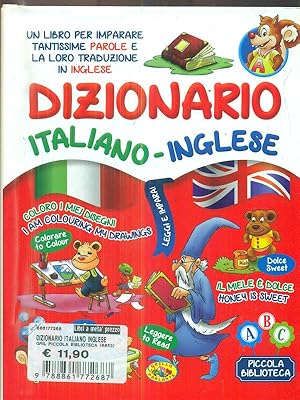 Bild des Verkufers fr Dizionario italiano-inglese zum Verkauf von Librodifaccia