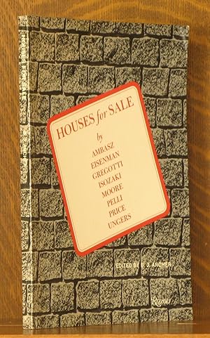Bild des Verkufers fr HOUSES FOR SALE, EMILIO AMBASZ. zum Verkauf von Andre Strong Bookseller