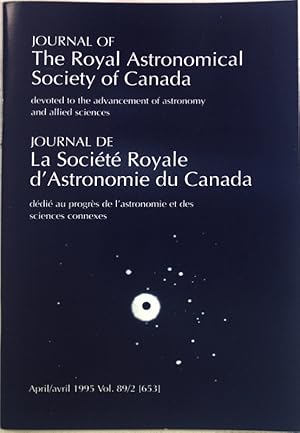 Image du vendeur pour An Improved Orbit for the Double-Lined Pleiades Binary HD 23642; in: Vol. 89/2 Journal of The Royal Astronomical Society of Canada / Journal de La Socit Royale d'Astronomie du Canada; mis en vente par books4less (Versandantiquariat Petra Gros GmbH & Co. KG)