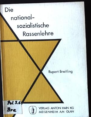 Die nationalsozialistische Rassenlehre - Entstehung, Ausbreitung, Nutzen und Schaden einer politi...