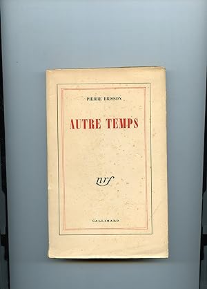 Bild des Verkufers fr AUTRE TEMPS. zum Verkauf von Librairie CLERC