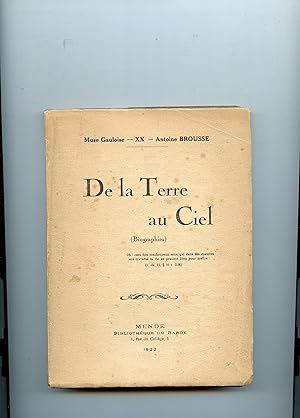 DE LA TERRE AU CIEL. Biographies.