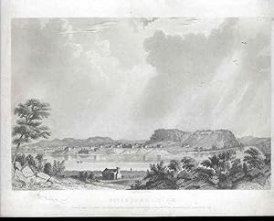 Image du vendeur pour Pittsburg In 1790. [Mounted Engraving]. mis en vente par Peter Keisogloff Rare Books, Inc.