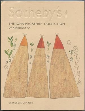 The John McCaffrey collection of Kimberley art : Sydney Monday 28 July 2003 at 6.30 pm.