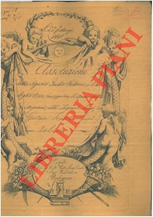 Imagen del vendedor de Assoluzione per una possessione detta Caviana posta a S.Agata. a la venta por Libreria Piani