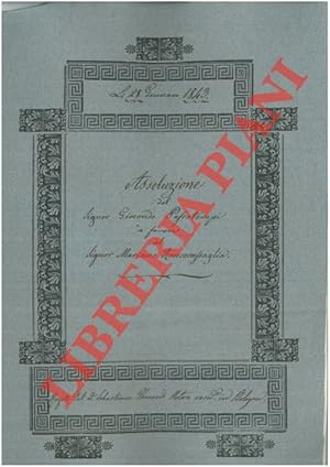 Assoluzione per un podere detto Penzola o Pendola posto nel Comune di Frassineto appodiato di Cas...