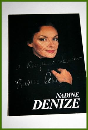 Photographie autographe signée de la mezzo-soprano française