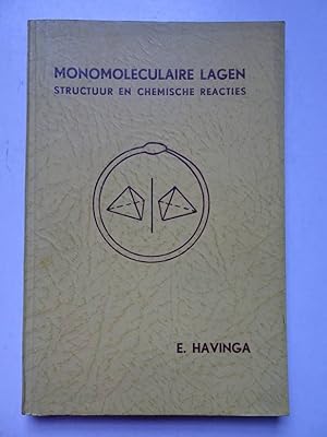 Bild des Verkufers fr Monomoleculaire lagen; structuur en chemische reacties. zum Verkauf von Antiquariaat De Boekenbeurs