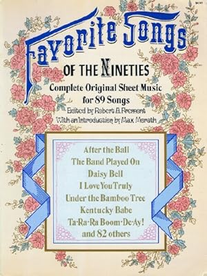 Seller image for Favorite Songs of the Nineties: Complete Original Sheet Music for 89 Songs for sale by Round Table Books, LLC