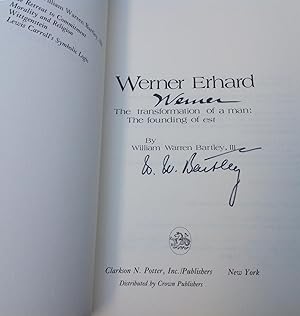 Bild des Verkufers fr Werner Erhard The Transformation of a Man: The Founding of EST zum Verkauf von Dela Duende Books