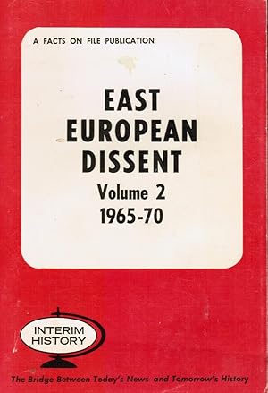 Seller image for East European Dissent, VOLUME 2, 1965- 70 for sale by Bookshop Baltimore