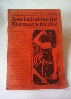 Seller image for Sozialistische Monatshefte. for sale by AphorismA gGmbH