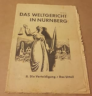 Das Weltgericht in Nürnberg - II. Die Verteidigung / Das Urteil - Zeitung - Veröffentlicht unter ...