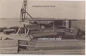 Original contact print photograph of a Short Seaplane. 1917