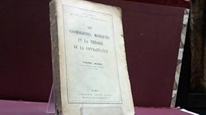 Seller image for LES COSMOGONIES MODERNES ET LA THEORIE DE LA CONNAISSANCE for sale by LIBRERIA ANTICUARIA SANZ