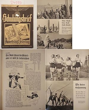 Seller image for Der Schulungsbrief, das zentrale Monatsblatt der NSDAP. V.Jahrgang 1938, 7. Folge "Arbeitstag - Feiertag" Dieses Buch wird von uns nur zur staatsbrgerlichen Aufklrung und zur Abwehr verfassungswidriger Bestrebungen angeboten (86 StGB) for sale by Galerie fr gegenstndliche Kunst