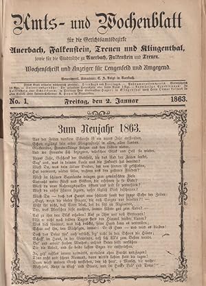Auerbacher Wochenblatt 1863