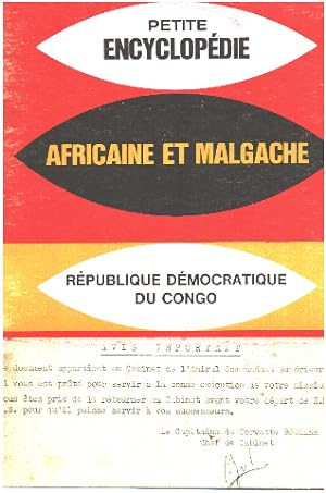 Encyclopedie africaine et malgache / république démocratique du congo