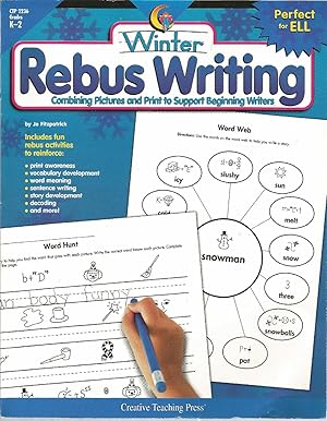 Seller image for Winter Rebus Writing (Grades K-2) for sale by The Book Junction