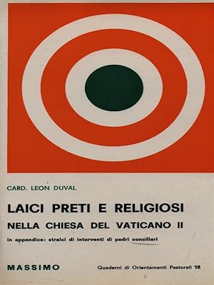 Immagine del venditore per Laici preti e religiosi nella chiesa del Vaticano II venduto da Librodifaccia