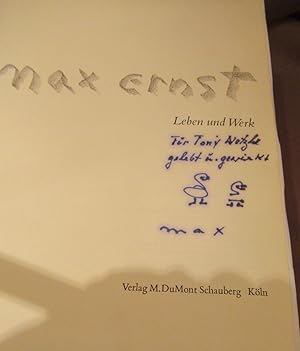 Bild des Verkufers fr Max Ernst. Leben und Werk. zum Verkauf von Dieter Eckert