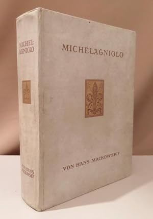 Imagen del vendedor de Michelagniolo. Mit 61 Heliogravuren, Vollbildern in Tontzung u. Faksimiles. a la venta por Dieter Eckert