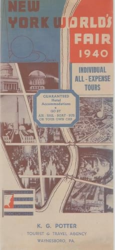 Seller image for NEW YORK WORLD'S FAIR 1940 Individual All-Expense Tours for sale by The Avocado Pit