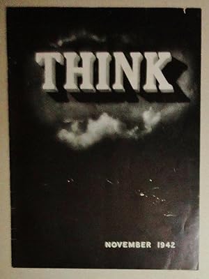 Seller image for Think Magazine [IBM]; Vol VIII, No. 11 November 1942 for sale by DogStar Books