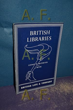 Imagen del vendedor de British Libraries (British Life and Thought 22) a la venta por Antiquarische Fundgrube e.U.