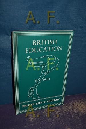 Seller image for British Education (British Life and Thought 23) for sale by Antiquarische Fundgrube e.U.