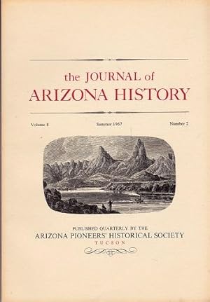 Imagen del vendedor de The Journal of Arizona History Summer 1967 a la venta por Shamrock Books