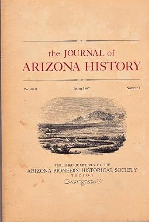 Imagen del vendedor de The Journal of Arizona History Spring 1967 a la venta por Shamrock Books