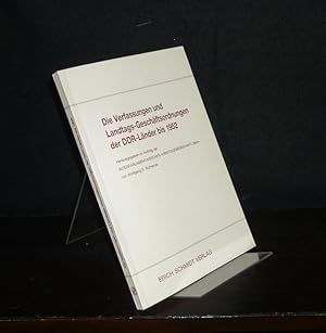 Seller image for Die Verfassungen und Landtags-Geschftsordnungen der DDR-Lnder bis 1952. Anlage zu den Loseblattwerken Grundgesetz der Bundesrepublik Deutschland: mit den Verfassungen der Lnder (GG) und Recht und Organisation der Parlamente (ROP). Herausgegeben im Auftrag der Interparlamentarischen Arbeitsgemeinschaft, Bonn, von Wolfgang E. Burhenne. for sale by Antiquariat Kretzer