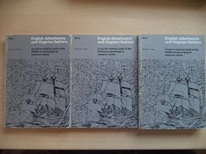 English Adventurers and Virginian Settlers (Inscribed by Author): 3 volume set