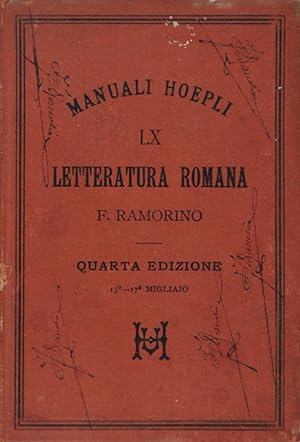Letteratura Romana LX