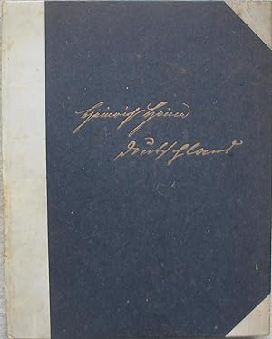 Deutschland - Ein Wintermarchen - Scarce Numbered edition -Faksimiledruck nach der handschrift de...