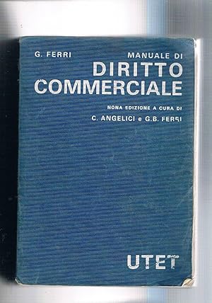 Immagine del venditore per Manuale di diritto commerciale. nona edizione a cura di Angelucci e Ferri. venduto da Libreria Gull