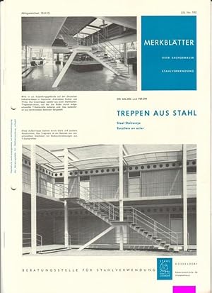 MERKBLÄTTER ÜBER SACHGEMÄSSE (sachgemäße) STAHLVERWENDUNG Lfd. Nr. 193 - Treppen aus Stahl (steel...
