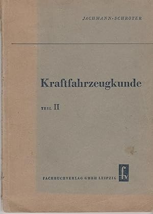 Imagen del vendedor de Kraftfahrzeugkunde,Teil 2 . a la venta por Andreas Schller