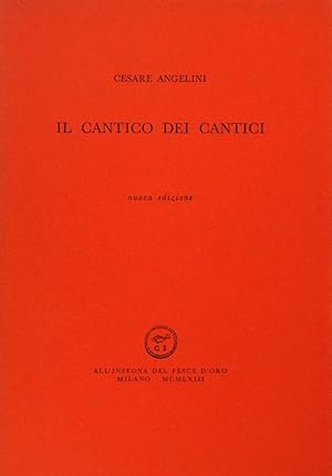 Imagen del vendedor de Il Cantico dei Cantici a la venta por FABRISLIBRIS