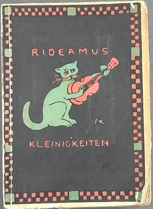 Seller image for Kleinigkeiten ; Gedichten. Liedchen. Rezitatinchen for sale by Chapter 1