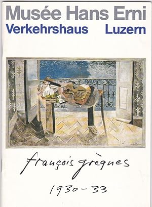 Seller image for Katalog: Francois Grques 1930-33 for sale by Versandantiquariat Karin Dykes