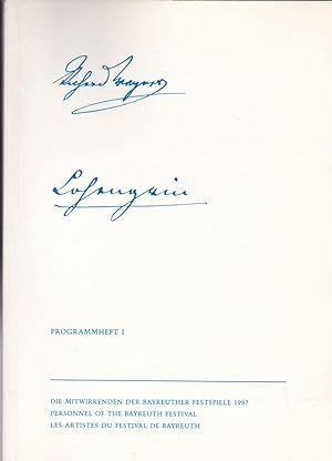 Bayreuther Festspiele Programmheft 1, 1987 Lohengrin